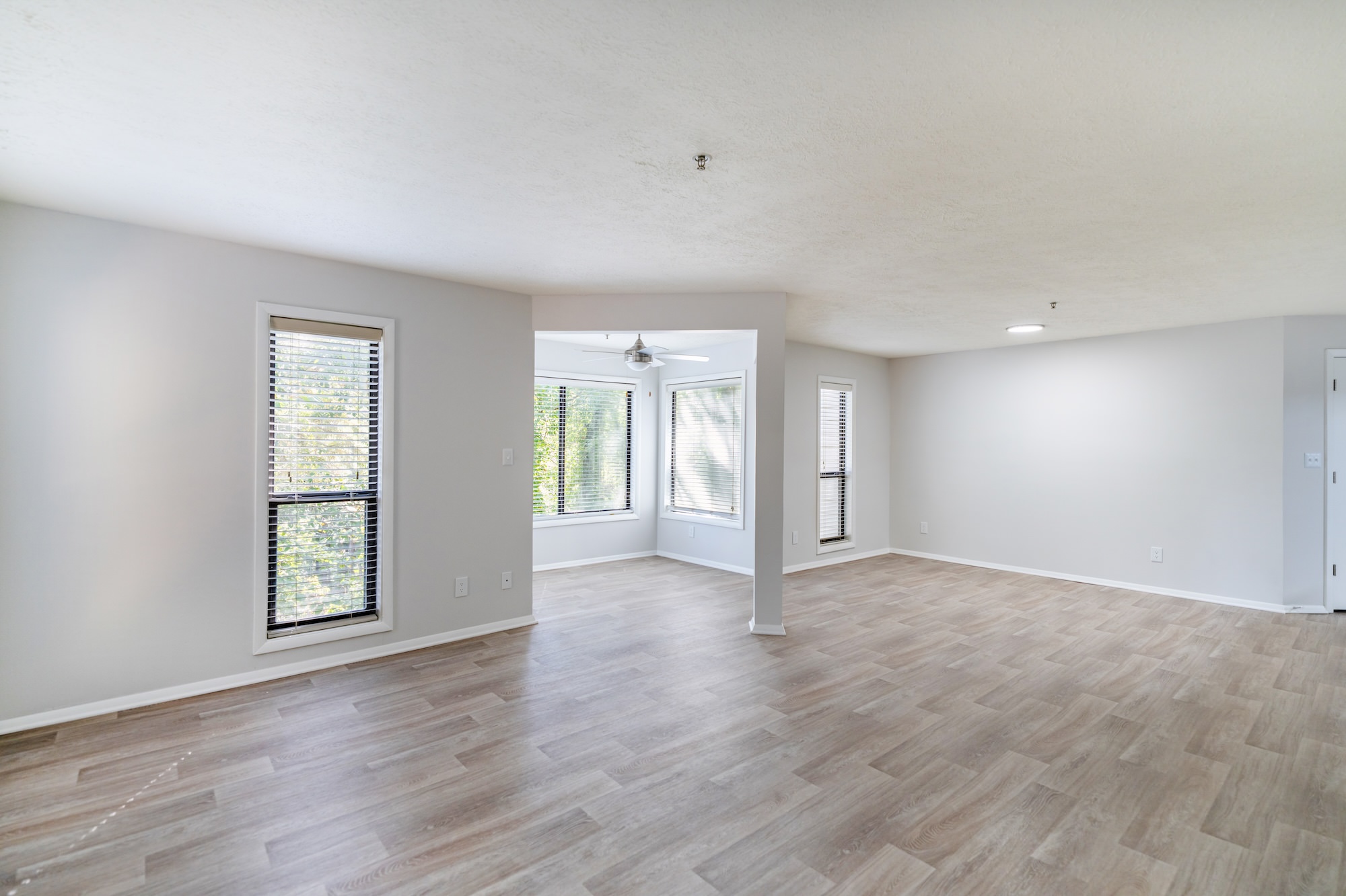 large unfurnished living room